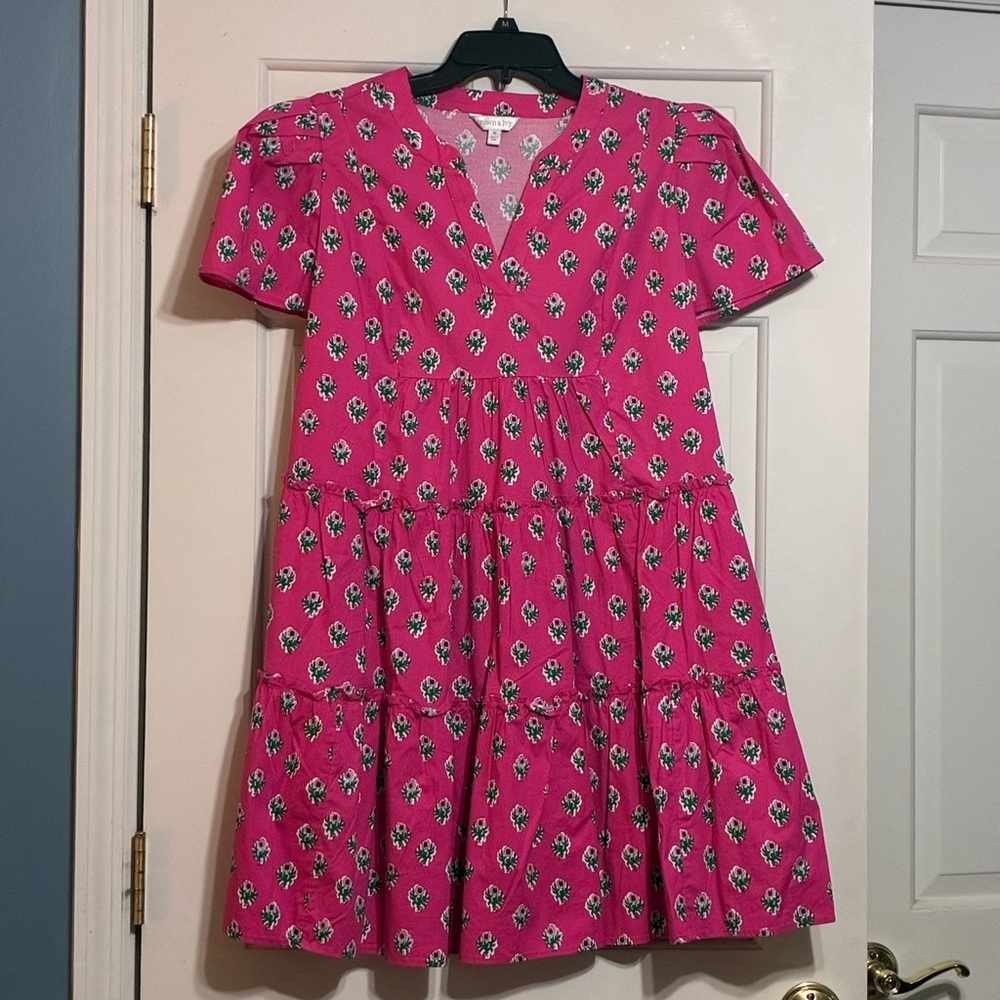 Crown & Ivy Pink Floral Dress
